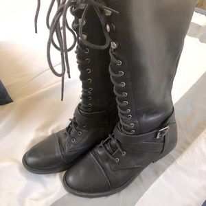 Mossimo supply co women’s lace up boots